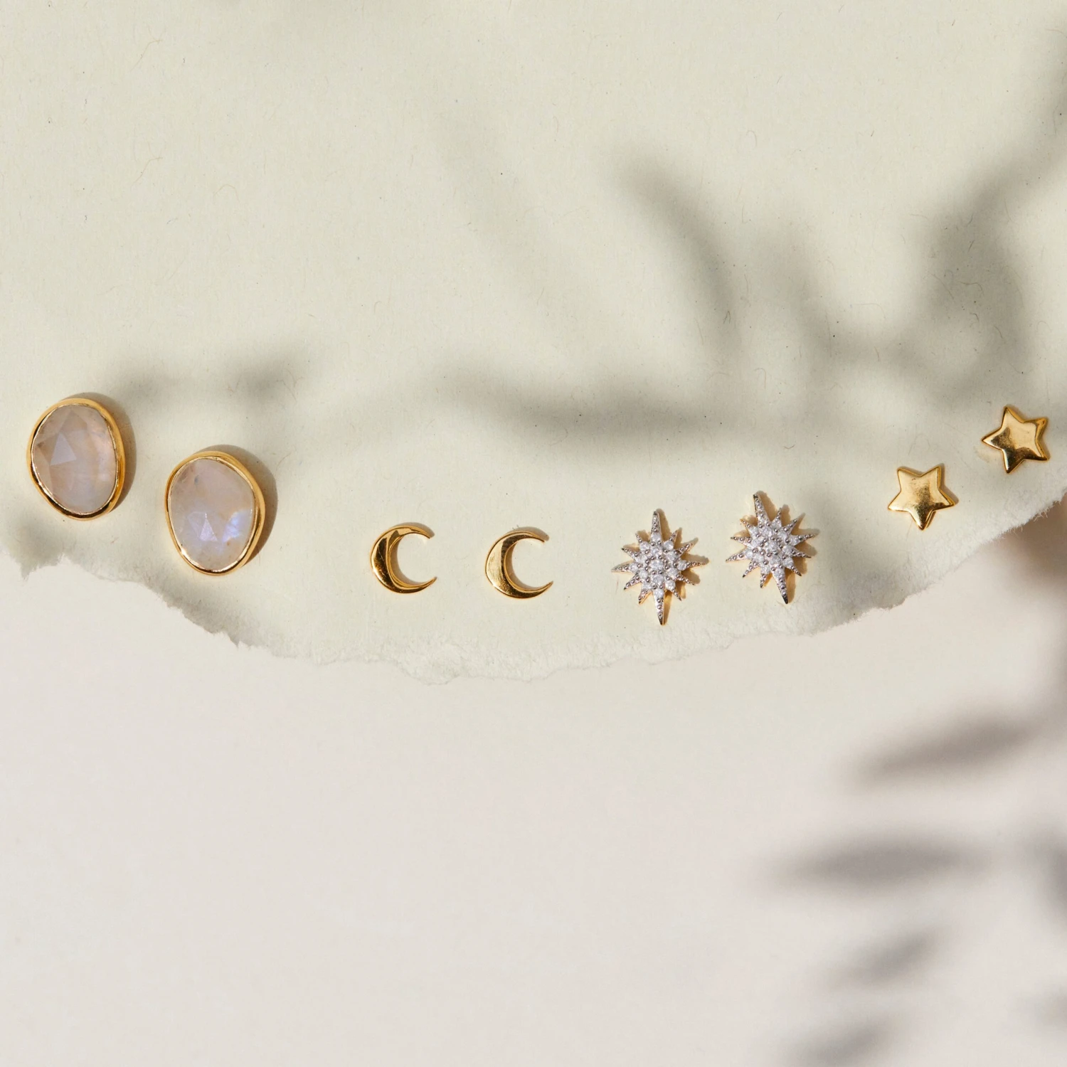 Mini New Moon Stud Earrings 4 Mini New Moon Stud Earrings - Image 4