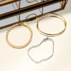 Diamond Cut Braid Chain Bracelet -Carrie Elizabeth BH4A6466 scaled