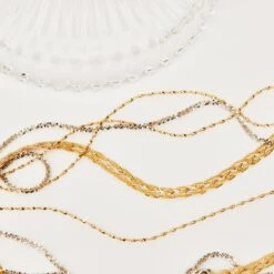 Diamond Cut Braid Chain Necklace 23 Diamond Cut Braid Chain Necklace -Carrie Elizabeth BH4A6526 scaled