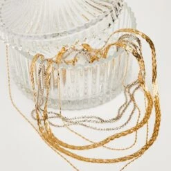 Diamond Cut Braid Chain Necklace 21 Diamond Cut Braid Chain Necklace -Carrie Elizabeth BH4A6558 scaled