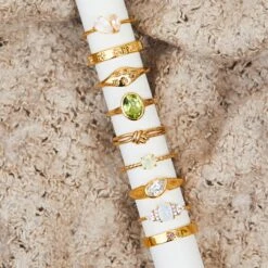 Zoe Sugg Courage Intention Ring In Peridot 14 Zoe Sugg Courage Intention Ring In Peridot -Carrie Elizabeth BH4A6772 v11 scaled