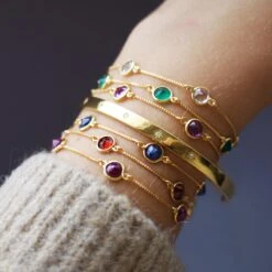 Diamond Star Set Cuff -Carrie Elizabeth Bracelet2 75a0f798 a318 4a7c 89e5 be11fd3f45f4 scaled