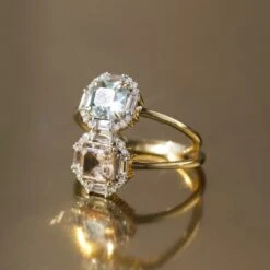 Ophelia Aquamarine, Sapphire And Diamond Ring -Carrie Elizabeth C430625F D08F 4EEE ACC6 0EB69F76B440