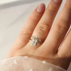 Willow Moissanite And Diamond Pave Halo Ring 12 Willow Moissanite And Diamond Pave Halo Ring -Carrie Elizabeth C6E61B47 11C5 4375 A74A 8FADFA7C0EAEcopy4 1d955c8b ff85 44ee 8836 e1af904f5d8b scaled