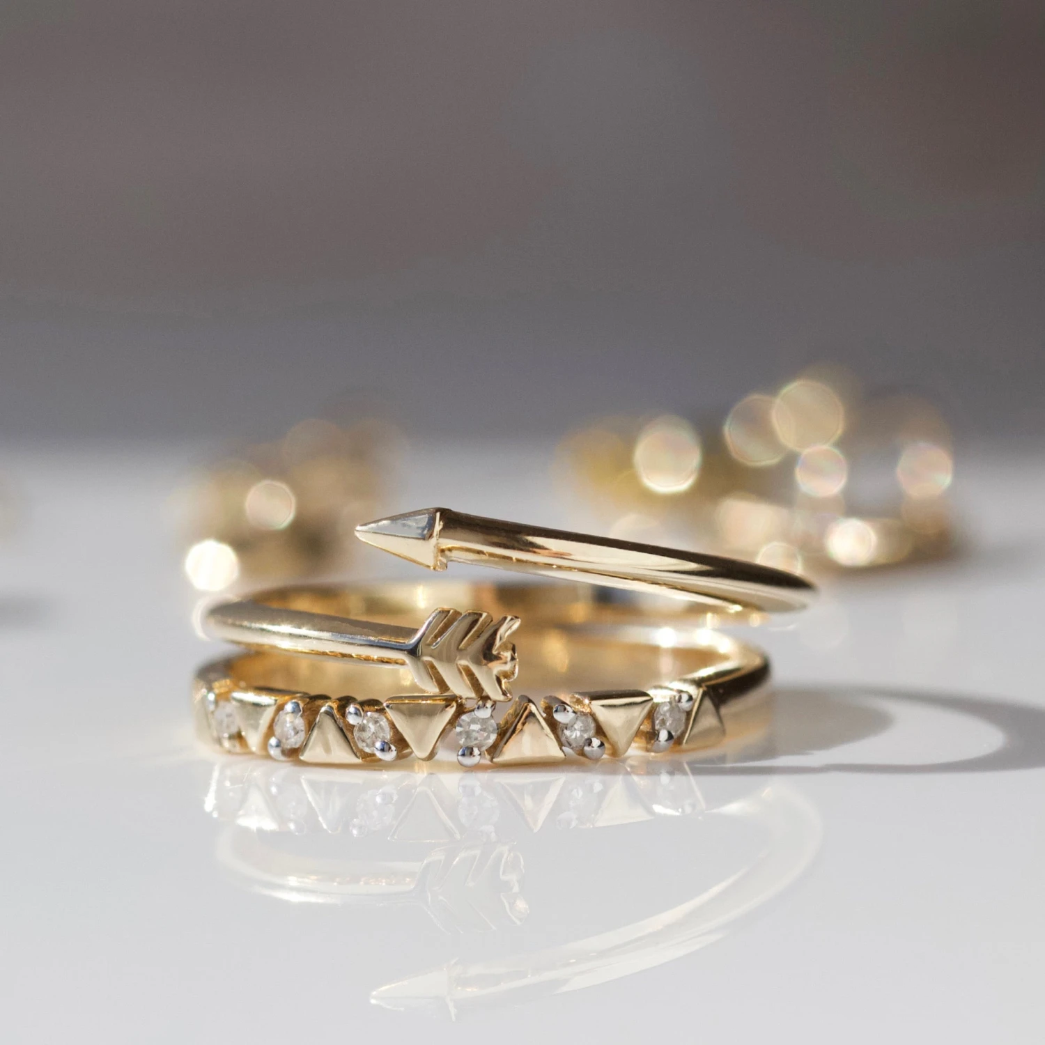 Diamond Unity Ring 3 Diamond Unity Ring - Image 3