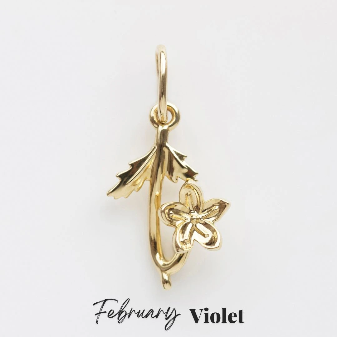 Birth Flower Charm 16 Birth Flower Charm - Image 16