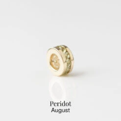 Birthstone Stacker Charm 36 Birthstone Stacker Charm -Carrie Elizabeth CarrieElizabethBirthstoneStackersPeridot