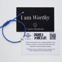 I Am Worthy Cord Bracelet 15 I Am Worthy Cord Bracelet -Carrie Elizabeth CarrieElizabethCharityBraceletsIMG 2927copy