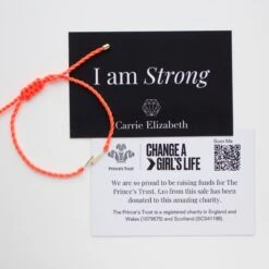 I Am Strong Cord Bracelet 11 I Am Strong Cord Bracelet -Carrie Elizabeth CarrieElizabethCharityBraceletsIMG 2948copy scaled