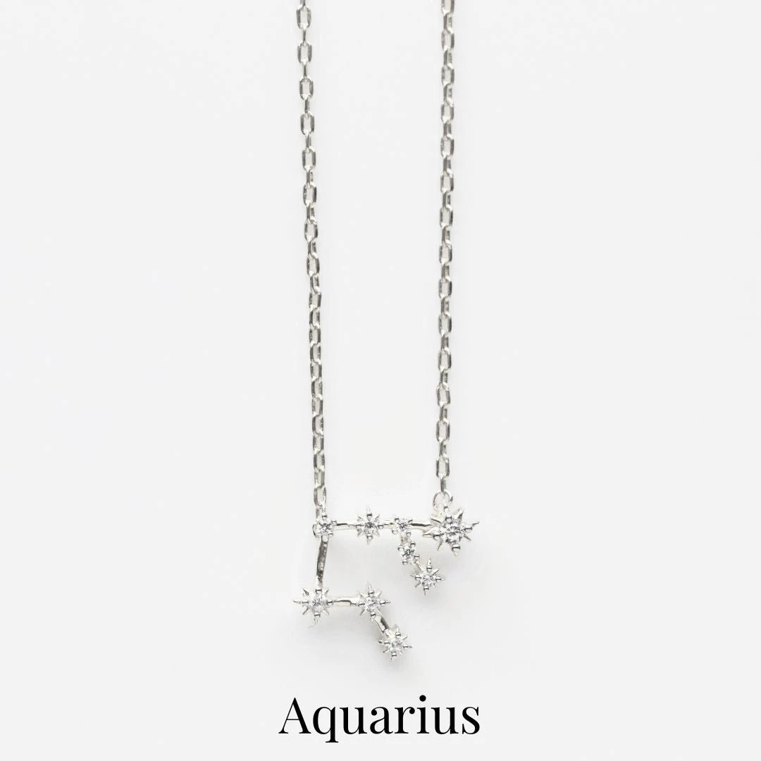 Zodiac Diamond Constellation Necklace 18 Zodiac Diamond Constellation Necklace - Image 18
