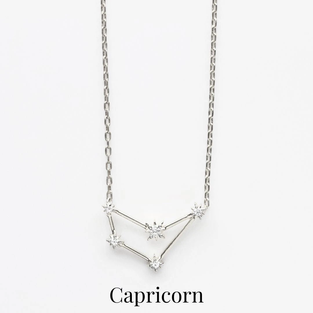Zodiac Diamond Constellation Necklace 17 Zodiac Diamond Constellation Necklace - Image 17
