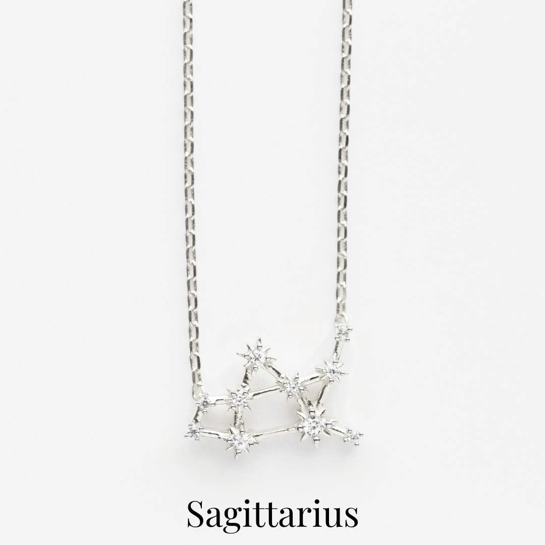 Zodiac Diamond Constellation Necklace 16 Zodiac Diamond Constellation Necklace - Image 16
