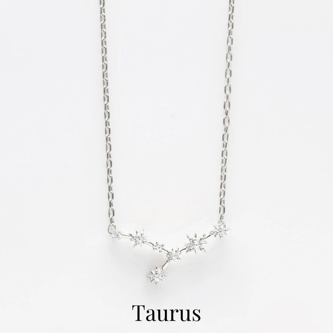 Zodiac Diamond Constellation Necklace 9 Zodiac Diamond Constellation Necklace - Image 9