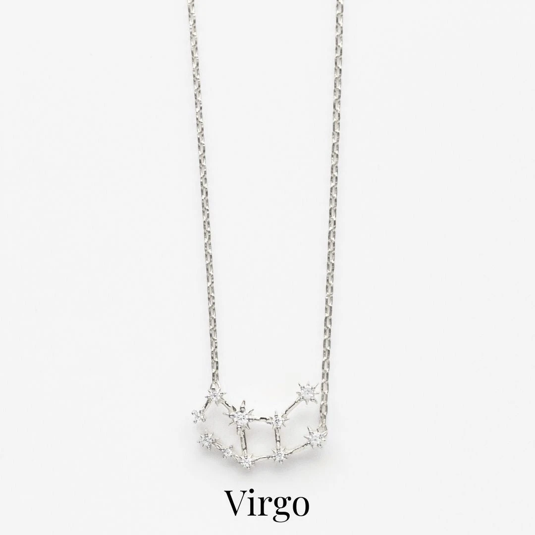 Zodiac Diamond Constellation Necklace 13 Zodiac Diamond Constellation Necklace - Image 13