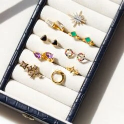 Aurora Hexagon Studs -Carrie Elizabeth CarrieElizabethEarringsDE34AFC5 DBD4 4874 9D1D 12D75DE4CBFF scaled