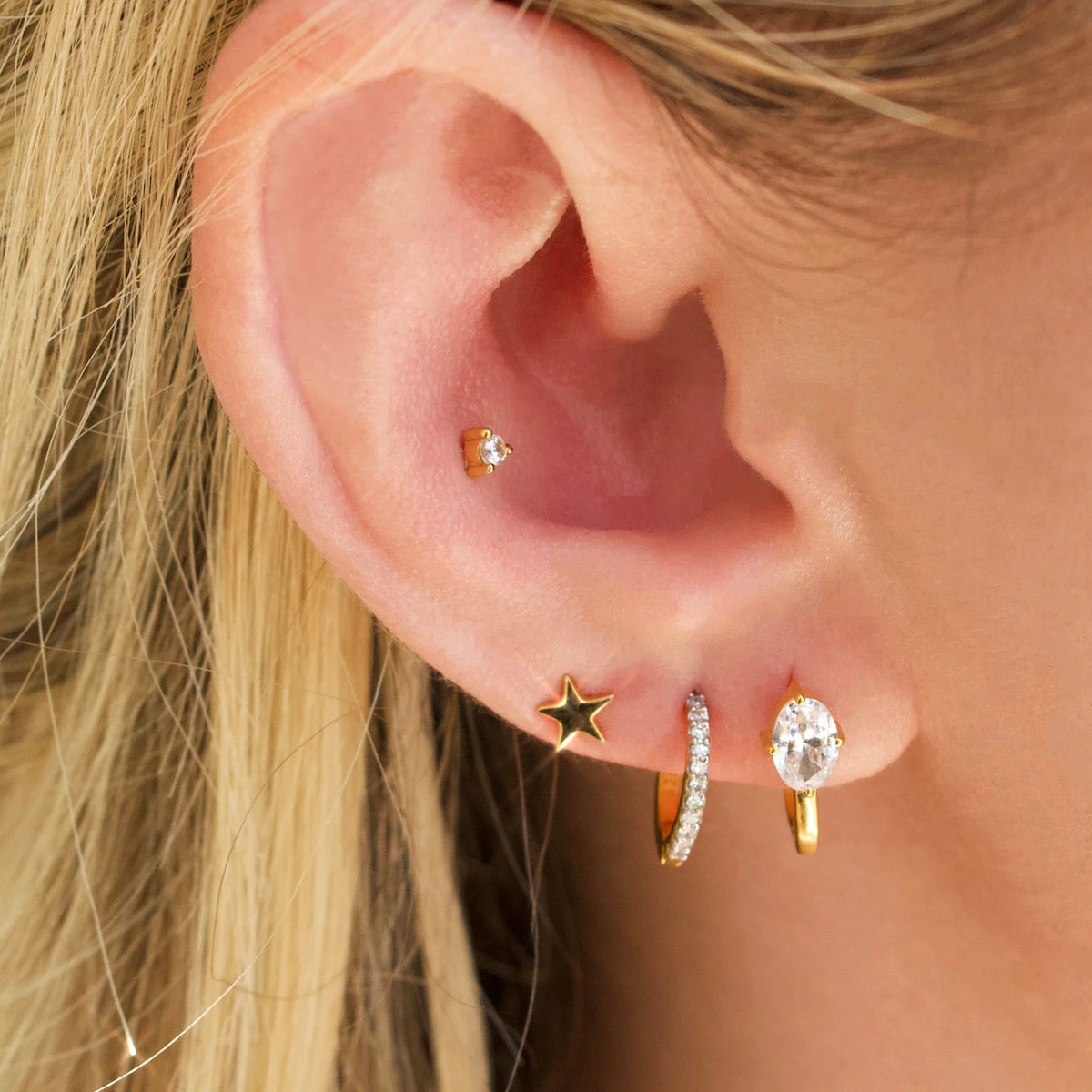 Orbit Huggie Hoops 2 Orbit Huggie Hoops - Image 2