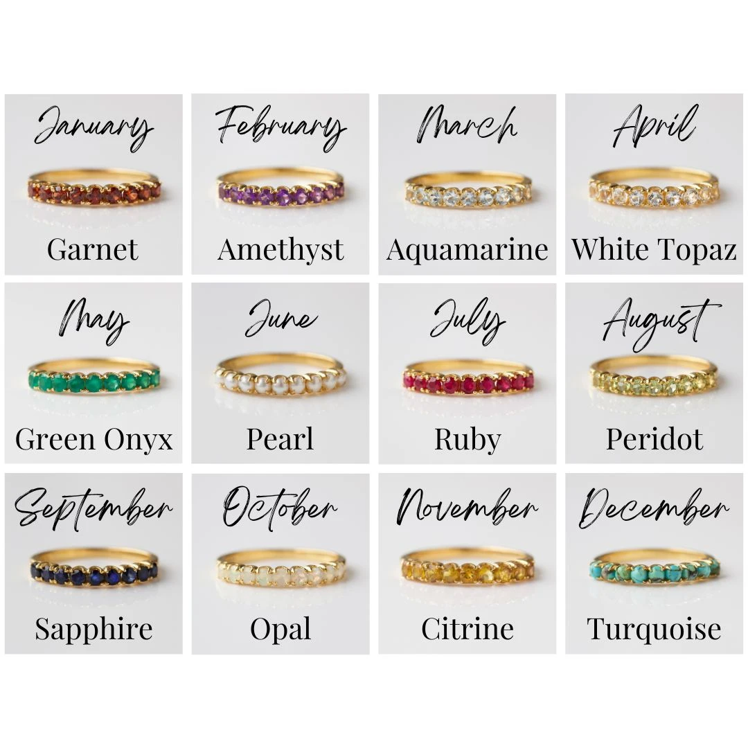 Make It Personal Birthstone Ring 8 Make It Personal Birthstone Ring - Image 8