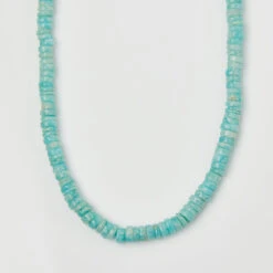Santorini Chunky Amazonite Beaded Necklace