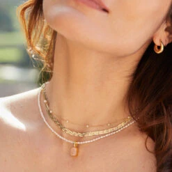 Midas Organic Wave Hoops 12 Midas Organic Wave Hoops -Carrie Elizabeth CarrieElizabethJewellery230223 CEJ SS23 MODELS 0504 v1 SQ