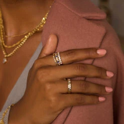 Northern Lights Eternity Ring 9 Northern Lights Eternity Ring -Carrie Elizabeth CarrieElizabethJewellery46gold