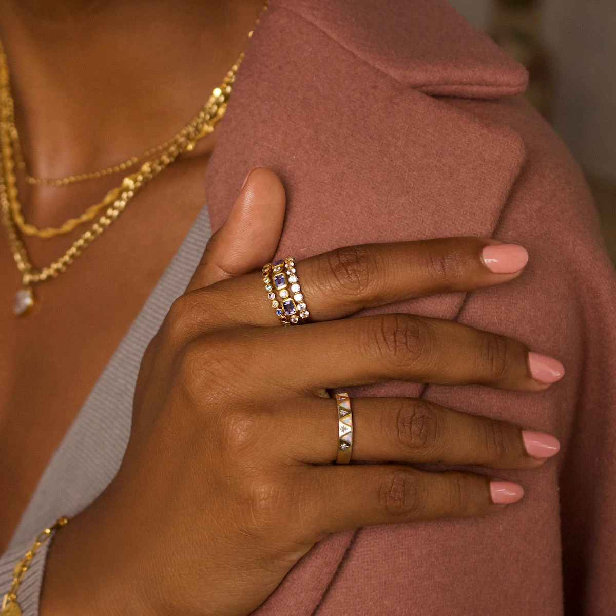 Northern Lights Eternity Ring 5 Northern Lights Eternity Ring - Image 5