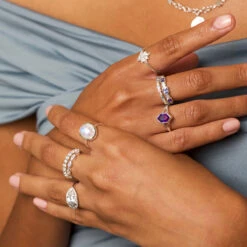 Northern Lights Eternity Ring 9 Northern Lights Eternity Ring -Carrie Elizabeth CarrieElizabethJewellery66GemstoneStackingRings