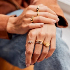 Diamond Star Set Signet Ring -Carrie Elizabeth CarrieElizabethJewelleryAW23230816 CEJ AW23 campaign 8156 v1 sq 4b89c900 b81a 4309 ab76 a7149bdbbc27