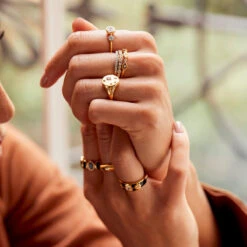 Diamond Star Set Signet Ring -Carrie Elizabeth CarrieElizabethJewelleryAW23230816 CEJ AW23 campaign 8164 v1 sq e6445e52 9a56 4713 bc6e 6609c21edadd