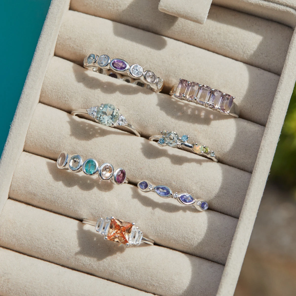 Garden Party Eden Ring In Green Amethyst 5 Garden Party Eden Ring In Green Amethyst - Image 5