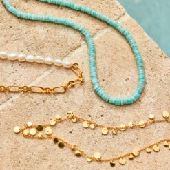 Santorini Chunky Amazonite Beaded Necklace -Carrie Elizabeth CarrieElizabethJewelleryBH4A3422 v11 7bfb3a65 a1c4 463e 99df 5f450c09d61b