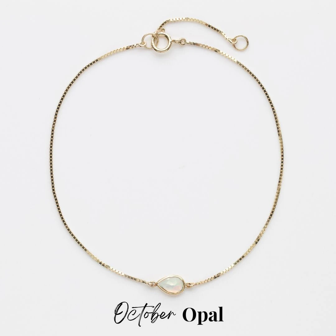 Birthstone Solitaire Bracelet 19 Birthstone Solitaire Bracelet - Image 19