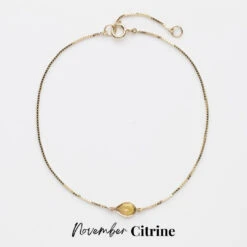 Birthstone Solitaire Bracelet 39 Birthstone Solitaire Bracelet -Carrie Elizabeth CarrieElizabethJewelleryBirthstoneGemstoneSolidGoldBracelet11