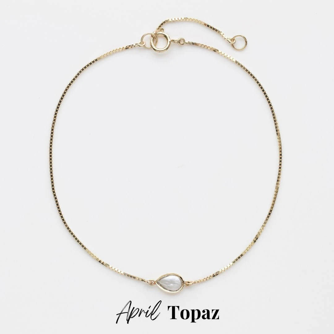 Birthstone Solitaire Bracelet 13 Birthstone Solitaire Bracelet - Image 13