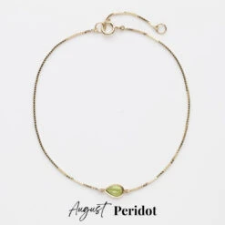 Birthstone Solitaire Bracelet 36 Birthstone Solitaire Bracelet -Carrie Elizabeth CarrieElizabethJewelleryBirthstoneGemstoneSolidGoldBracelet8