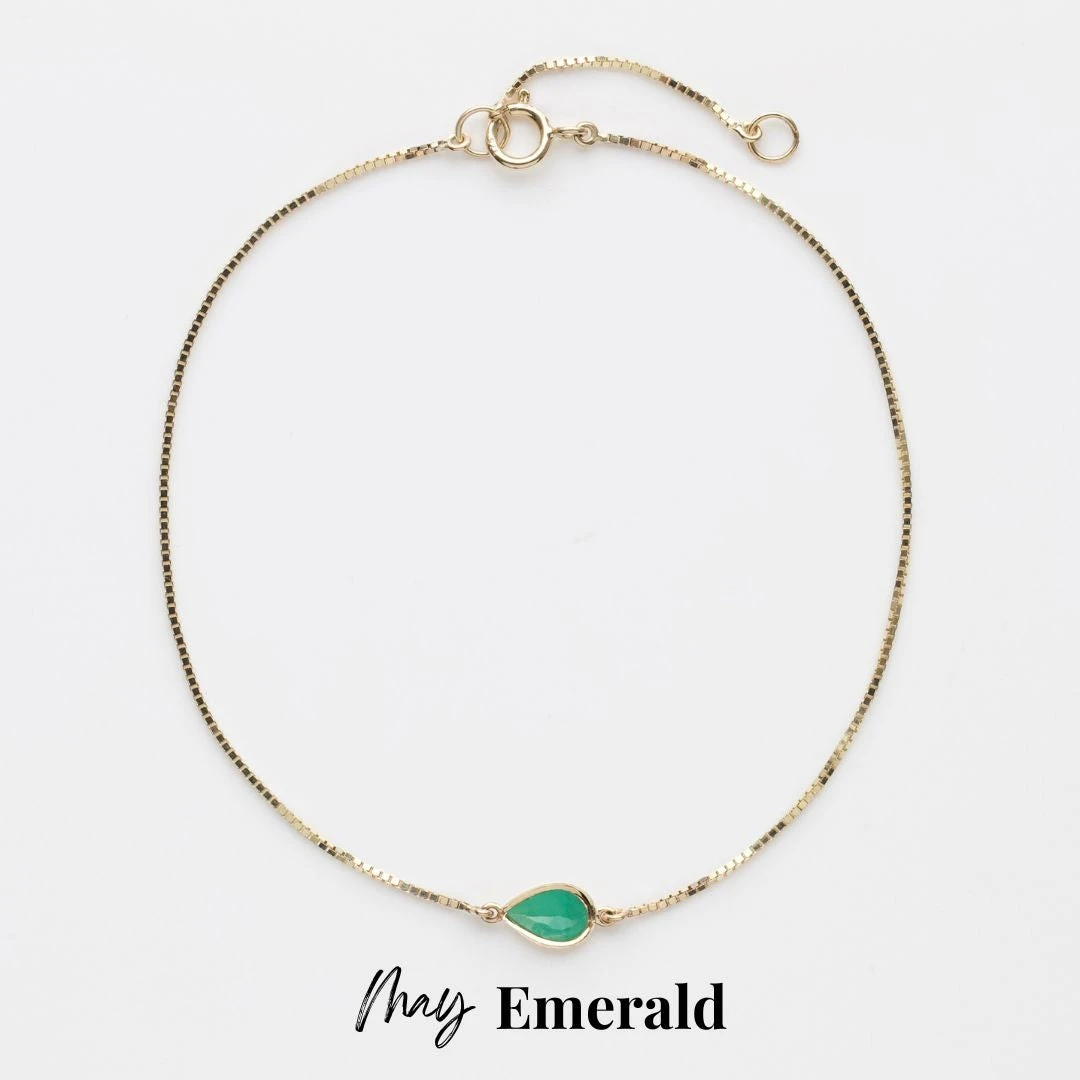 Birthstone Solitaire Bracelet 14 Birthstone Solitaire Bracelet - Image 14