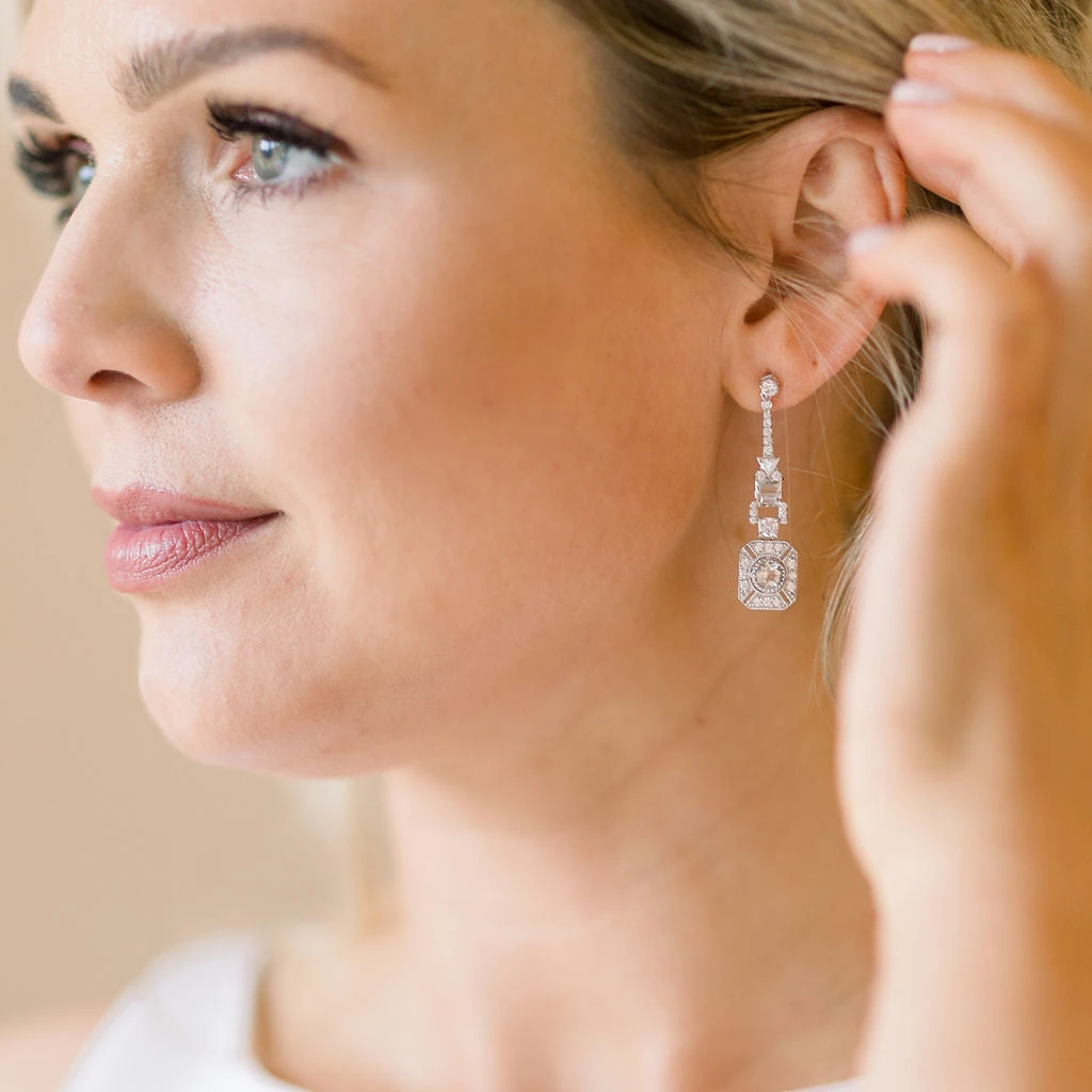 Venus Green Amethyst Statement Earrings 7 Venus Green Amethyst Statement Earrings - Image 7