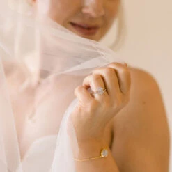 Flora Moissanite & Diamond Cluster Ring -Carrie Elizabeth CarrieElizabethWeddingShoot 148 30146f60 7c1e 42ab 9156 a7189b70c9c6