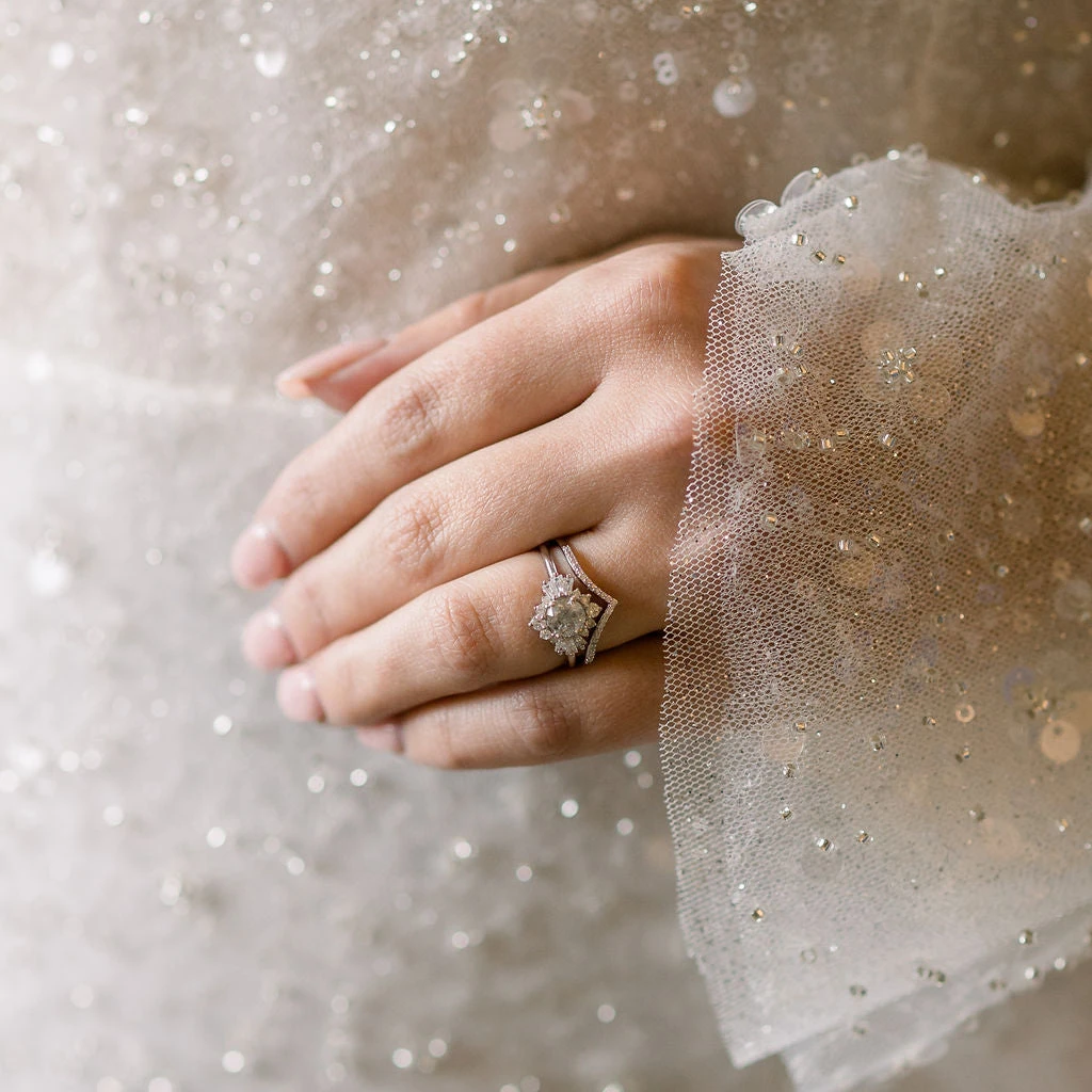 Aria Salt & Pepper Diamond Ring 6 Aria Salt & Pepper Diamond Ring - Image 6