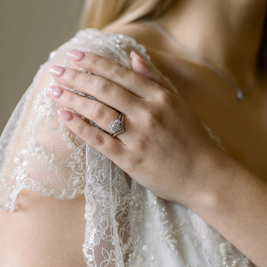 Aria Salt & Pepper Diamond Ring 4 Aria Salt & Pepper Diamond Ring - Image 4