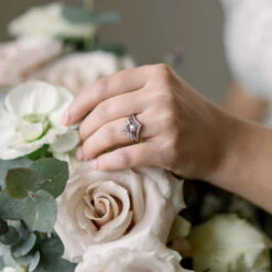 Diamond Crown Hugging Ring 18 Diamond Crown Hugging Ring -Carrie Elizabeth CarrieElizabethWeddingShoot 70