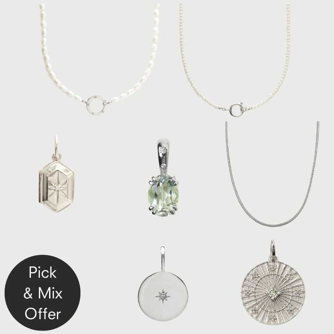 Garden Party Green Amethyst Star Set Pendant 5 Garden Party Green Amethyst Star Set Pendant - Image 5