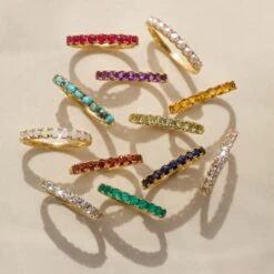 Make It Personal Birthstone Ring 23 Make It Personal Birthstone Ring -Carrie Elizabeth Citrinetobemadepaler goldcopy