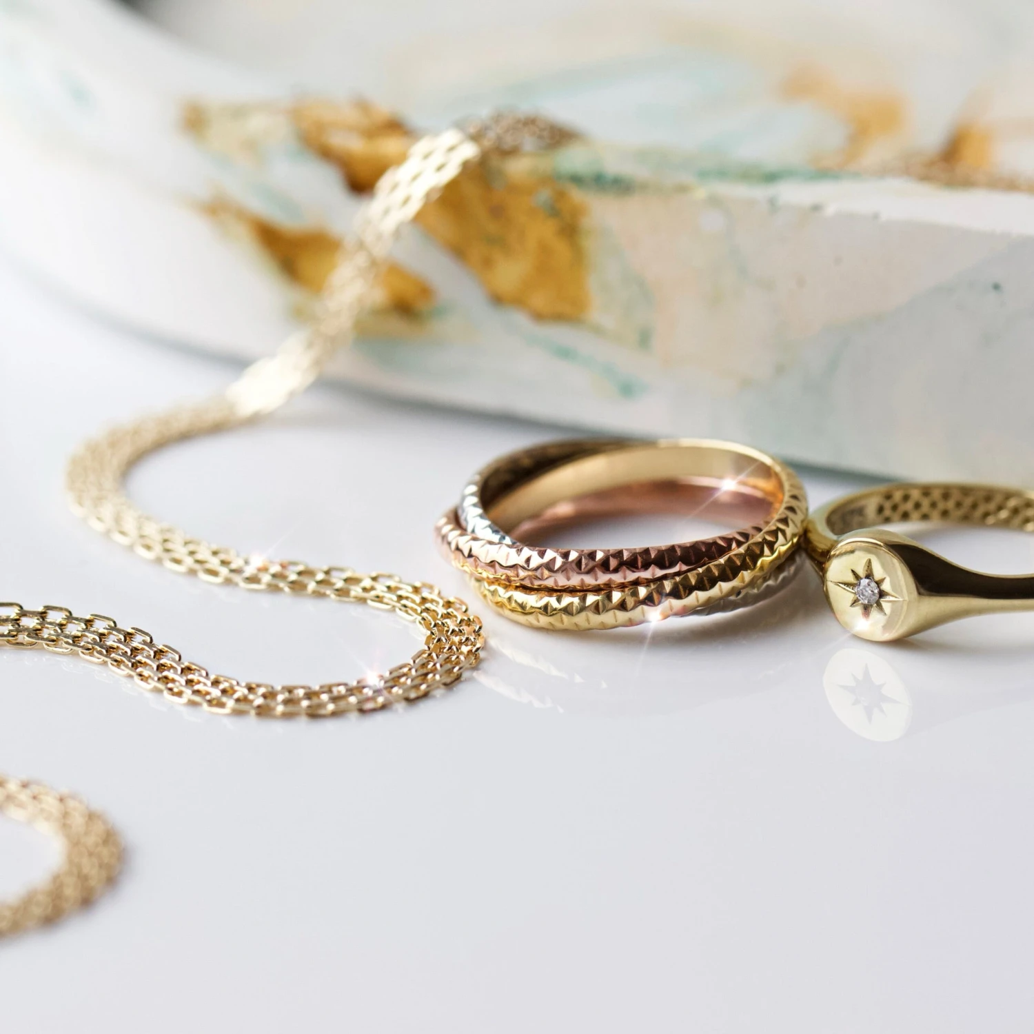 Braided Bismark Chain Necklace 7 Braided Bismark Chain Necklace - Image 7