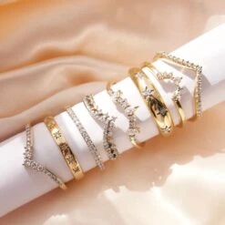 Diamond Crown Hugging Ring 17 Diamond Crown Hugging Ring -Carrie Elizabeth D5EB0ECA 2C85 4F45 80CB F9C243C64922