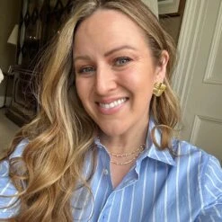 Basket Weave Statement Stud Earrings -Carrie Elizabeth DCB7268D 927B 4F25 9658 5DF1019EC247