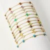 Dainty Semi Precious Stone Bracelet