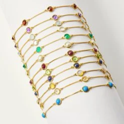 Dainty Semi Precious Stone Bracelet