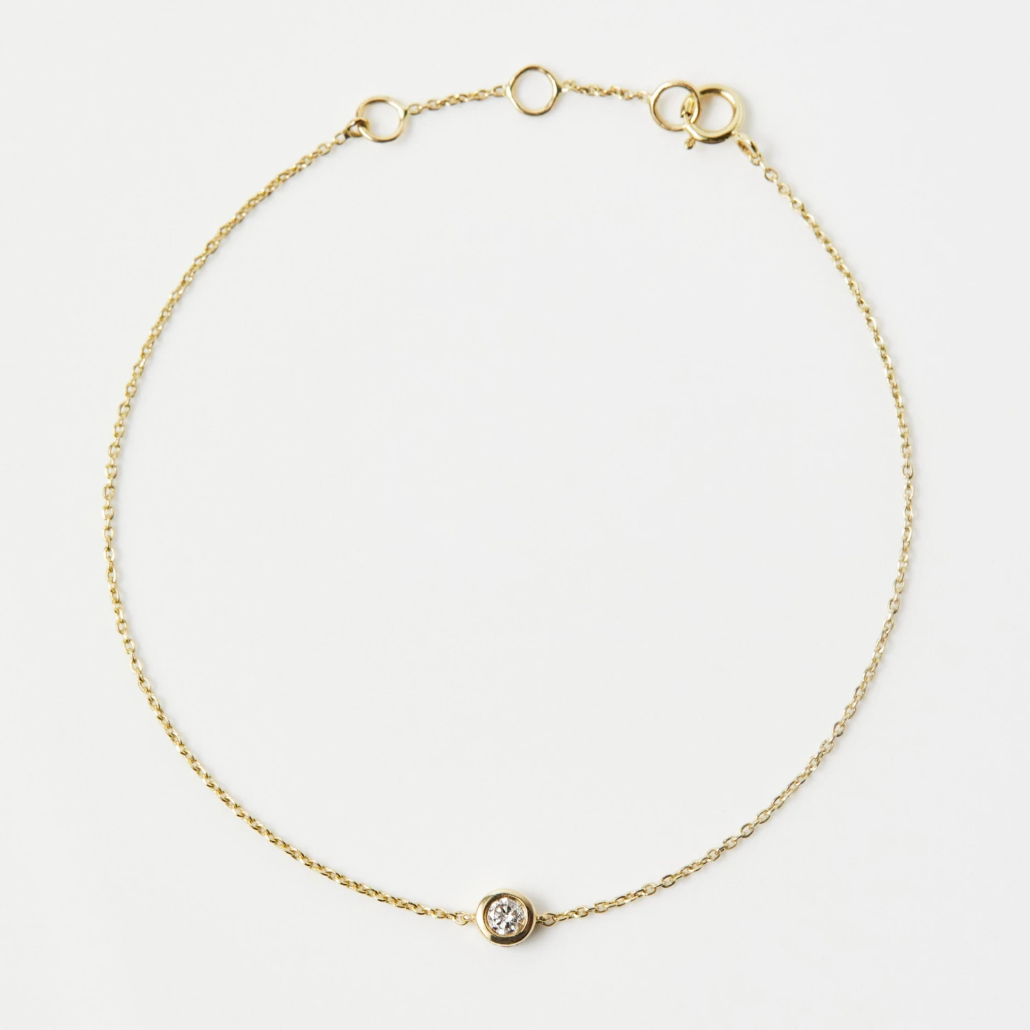 Diamond Solitaire Bracelet 1 Diamond Solitaire Bracelet