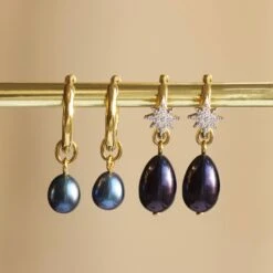 Black Pearl Drop Earrings 9 Black Pearl Drop Earrings -Carrie Elizabeth E08C3D10 2D51 4DE4 B9EC 515669F7DDA9copy3