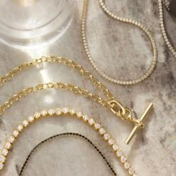 T Bar Chain Necklace -Carrie Elizabeth E0E226EB AB7B 4283 9646 F0BE286BCE8F scaled